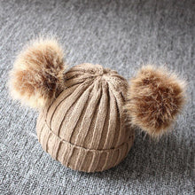 将图片加载到图库查看器,Newborn Baby Kids Girls Winter Warm Knit Hat Ball Beanie Cap Design