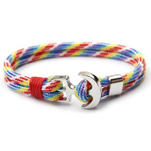 Load image into Gallery viewer, Luxury Modern Handamde Multilayer Anchor Bracelets Charm Survival Rope Chain Fashion Jewelry Bracelet For Men and Women