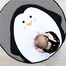 将图片加载到图库查看器,Luxury Mdoern Cartoon Animals Baby Play Mat Foldable Kids Crawling Pad Round Carpet Rug Toys Cotton Children Room Decor Photo Props Carpet For Kids