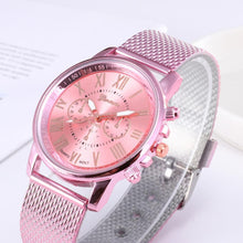 Load image into Gallery viewer, Analog Women watches Quality Fashion Roman Numerals Faux Leather Analog Quartz Ladies watch Bracelet Clock Gift For Women Lady and Girls