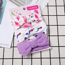 Load image into Gallery viewer, Modern 3PCS Set Floral Bows Baby Headband Dot Bowknot Cotton Hair Band Girls Hair Accessories For Girls