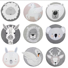 将图片加载到图库查看器,Modern Luxury Animal Carpet For Baby Play Mats Wewborn Infant Soft Sleeping Mat Cotton Rabbit Lion Raccoon Swan Pegasus Koala Cat Bear Carpet For Kids