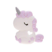 Load image into Gallery viewer, Unicorn Silicone Baby Teether Cartoon Animal BPA Free Rodents Teething Shower Gifts Koala Penguin Owl Fox For Kids