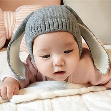 将图片加载到图库查看器,Mdoern Luxury Toddler Infant Knitted Baby Hat Adorable Rabbit Long Ear Hat Baby Bunny Beanie Cap Photo Props Cap