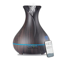 Load image into Gallery viewer, 500ML Essential Oil Diffuser Waterless Auto Off,Seven Color Ultrasonic Aromatherapy Humidifier with Adjustable Mist Model,Diffuser for Bedroom Bathroom Home Office spa Yoga
