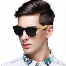 Load image into Gallery viewer, Bamboo Wood Retro and Classis Handmade Sunglasses For Man and Woman Unisex Polarized Sunglasses