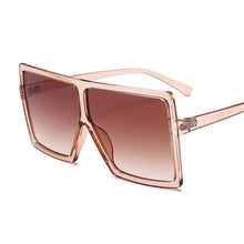 Load image into Gallery viewer, Oversized Luxury Trend New Woman Sunglasses With Black Fashion Square Glasses And Big Frame Sunglasses In Modern Glasses Famous Style