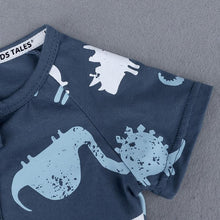 将图片加载到图库查看器,Modern Printed Newborn Baby Short Sleeved Cotton Jumpsuit Infant Cartoon Animal Costumes Clothing For Girls and Boys Kids