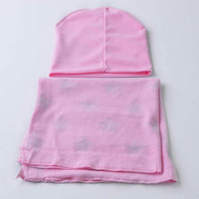 Load image into Gallery viewer, Modern New Trend Baby Hat Scarf Star Prints Cotton Children Boys Girl Cap Beanie Neck Collar Scarf Autumn Winter Warm Kids Hats For Kids