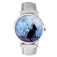 Load image into Gallery viewer, Vintage Cat Watch Fashion Women Leather Quartz-Watch Casual Ladies Wrist Dress Watches Hot New Gift For Women Lady and Girls