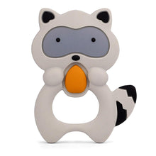 Load image into Gallery viewer, Baby Silicone Teethers BPA Free Teething Toy Animal Dog Koala Owl Elephant Baby Ring Teether Silicone Beads For Kids and Baby