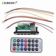 将图片加载到图库查看器,KEBIDU Bluetooth5.0 MP3 WMA WAV Decoder Board 5V 12V Wireless Audio Module Color Screen USB TF FM Radio For Car accessories