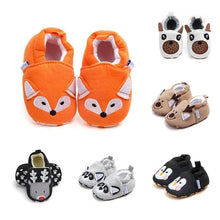 将图片加载到图库查看器,Newborn Baby First Walker Girls Boy Shoes Cartoon Animals Cotton Shoe Toddler Soft Sole Anti-slip Infant Shoes
