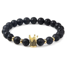 Load image into Gallery viewer, Modern Leopard Tiger Eye Lion Head Elegant Bracelet Owl Buddha Bead Luxury Bracelets Bangles Skull Charm Natural Stone Bracelet Yoga Jewelry For Men And Women