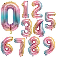 Load image into Gallery viewer, Birthday Helium Modern 32inch Luxury Number Foil Ballon For Party and Celebrations Modern Decoration