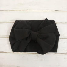 将图片加载到图库查看器,Bog Bow Infant Headband Newborn Toddler Baby Girl Boy Headwear Solid Bowknot Soft Turban Knot Hairband For Girls