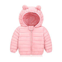 将图片加载到图库查看器,Winter Padded Jacket For Baby Boys Girls Kids Warm Outerwear Coat For Baby Jacket Newborn Clothes With Bear Ears Design