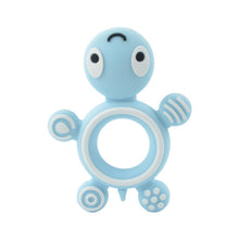 Load image into Gallery viewer, Baby Teethers Cartoon Animal Baby Teething Toy Penguin Silicone Teether Unicorn Pendant Raccoon Accessories