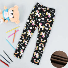 Load image into Gallery viewer, Baby Girls Leggings Thick Warm Dot Pants Kid Girl Leopard Plus Pants Children Vintage Flowers Trousers For Girls Kids