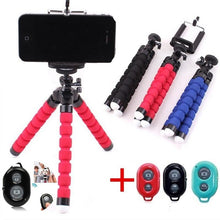 Load image into Gallery viewer, Flexible Tripod Bracket For Mobile Phone Camera Selfie Stand Support Photo Remote Control Phones Accessories