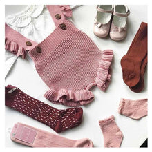 Load image into Gallery viewer, Baby Girl Knitted Clothes Rompers Jumpsuit Cotton Infant Baby Girl Romper In Retro Style For Girls