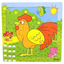将图片加载到图库查看器,1 Pcs Animal Wooden Puzzles For Children In Wooden 3D Mosaic Puzzles Kids Educational Toys Design For Baby Birthday Gifts