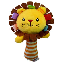 Load image into Gallery viewer, Soft Plush Baby Animal Hand Bells Baby Rattle Toys Newborn Gift Animal Style Hand Bell Rattle For Baby Kids