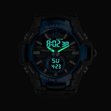 Load image into Gallery viewer, Modern Luxury Sport Watch For Men Fashion Casual Alarm Clock 50M Waterproof In Military Chrono Dual Display Style Wristwatches Relogio Masculino