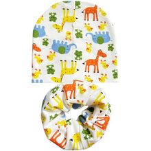 将图片加载到图库查看器,Modern Cartoon Cotton Baby Hat Winter Baby Girls Hat Newborn Boys Hats Kids Cap Scarf Set Children Beanies For Kids With Scarf