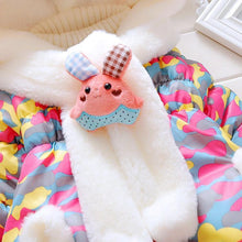 Load image into Gallery viewer, Modern Children's Winter Cartoon Cute Rabbit Infant Outerwear Hooded Baby Girls Jackets For Girls