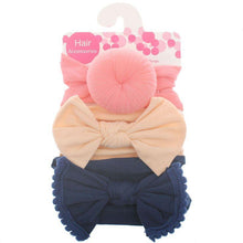 Load image into Gallery viewer, Nylon Baby Headband Bow Headbands For Cute Kids Girls Hair Girls Turban Hairband Children Bow