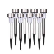 Load image into Gallery viewer, Garden Premium LED Solar Luxury Stainless Steel Lights For Yard Pathway Walkway More Pieces Outdoor