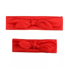 Load image into Gallery viewer, Mother & Baby Headbands Print Floral Elastic Hair Bands Parent-Child Hair Accessories Bow For Baby Girls Bow in Modern Design