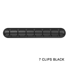 将图片加载到图库查看器,Cable Holder Silicone Cable Organizer Flexible USB Management Clips Holder For Mouse Keyboard Earphone Headset