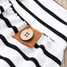 Load image into Gallery viewer, Modern Babz Pajamas Winter Baby Boy / Girl Clothing Feather T shirt Tops Striped Pants Outfit For Kids
