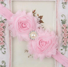 Load image into Gallery viewer, Handmade Flower Newborn Headwear Head Wrap Band Hairband Gift Toddlers For Baby Girls