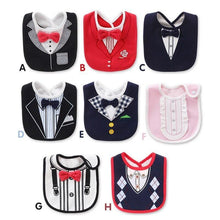将图片加载到图库查看器,Newborn Scarf Baby Bib Waterproof Feeding Bib Bandana Bow Tie Baby Bibs Silicone Bib For Kids