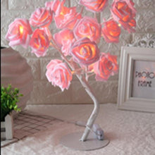 Load image into Gallery viewer, STEVVEX Rose Shaped Table Lamp Flower Rose Tree Decorative Light for Living Room Bedroom Kids Room/Decor Light