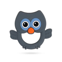 Load image into Gallery viewer, Baby Silicone Teethers BPA Free Teething Toy Animal Dog Koala Owl Elephant Baby Ring Teether Silicone Beads For Kids and Baby