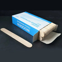 将图片加载到图库查看器,50pcs/lot Wooden Waxing Wax Spatula Tongue Depressor Disposable Bamboo Sticks Tattoo Wax Medical Stick Beauty Health Tool