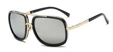 Load image into Gallery viewer, Classic Brand Luxury Square Gold Metal Frame Woman and Man Unisex Top Oversized Bog Frame Elegant Sunglasses For Summer Designer