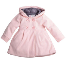 将图片加载到图库查看器,NEW 2020 Modern Toddler Baby Girls Warm Fall Coat Hooded Newborn Infant Girls Cute Princess Jacket Long Sleeve In Elegant Design