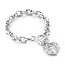 将图片加载到图库查看器,Modern New Fashion Elegant Chain Medalon Bracelet Amazing Luxury Classic Bracelet Women's Gold Bracelets Vintage Tree Of Life