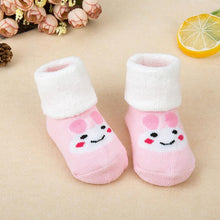 将图片加载到图库查看器,1 Pair Newborn Cotton Striped Warm Slippers Socks For Baby Girls And Boys Very Comfortable And Soft Material