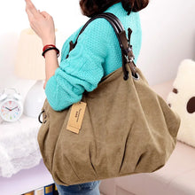 将图片加载到图库查看器,Women Canvas Messenger Bags Handbags Female Tote Bolsas Femininas Ladies Shoulder Crossbody Bags Women's Top-Handle Bags