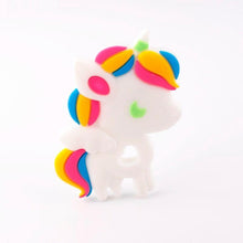 Load image into Gallery viewer, Silicone Teethers Food Grade Tiny Rod Teething Baby Shower Gifts Cartoon Animals Teether Let's Make 1pc