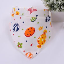 将图片加载到图库查看器,Cute Breathable Bibs Baby Feeding Cartoon Printing Super Absorbent Triangle Scarf Bib Cotton For Newborn Infant Girls And Boys