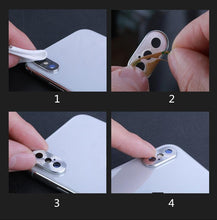 将图片加载到图库查看器,Camera Cover Anti-Scratch Tempered Glass Film For iPhone XR Camera Lens Protector Ring Plating Aluminum For iPhone XR Camera Case Cover Ring Protection