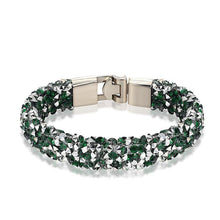 将图片加载到图库查看器,New Modern Fashion Luxury Crystal Shiny Bracelet Amazing Copper Alloy Elegant Bracelet Valentine's Day For Women