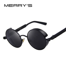 Load image into Gallery viewer, MERRYS Vintage Women Steampunk Sunglasses Brand Design Round Sunglasses Oculos de sol UV400